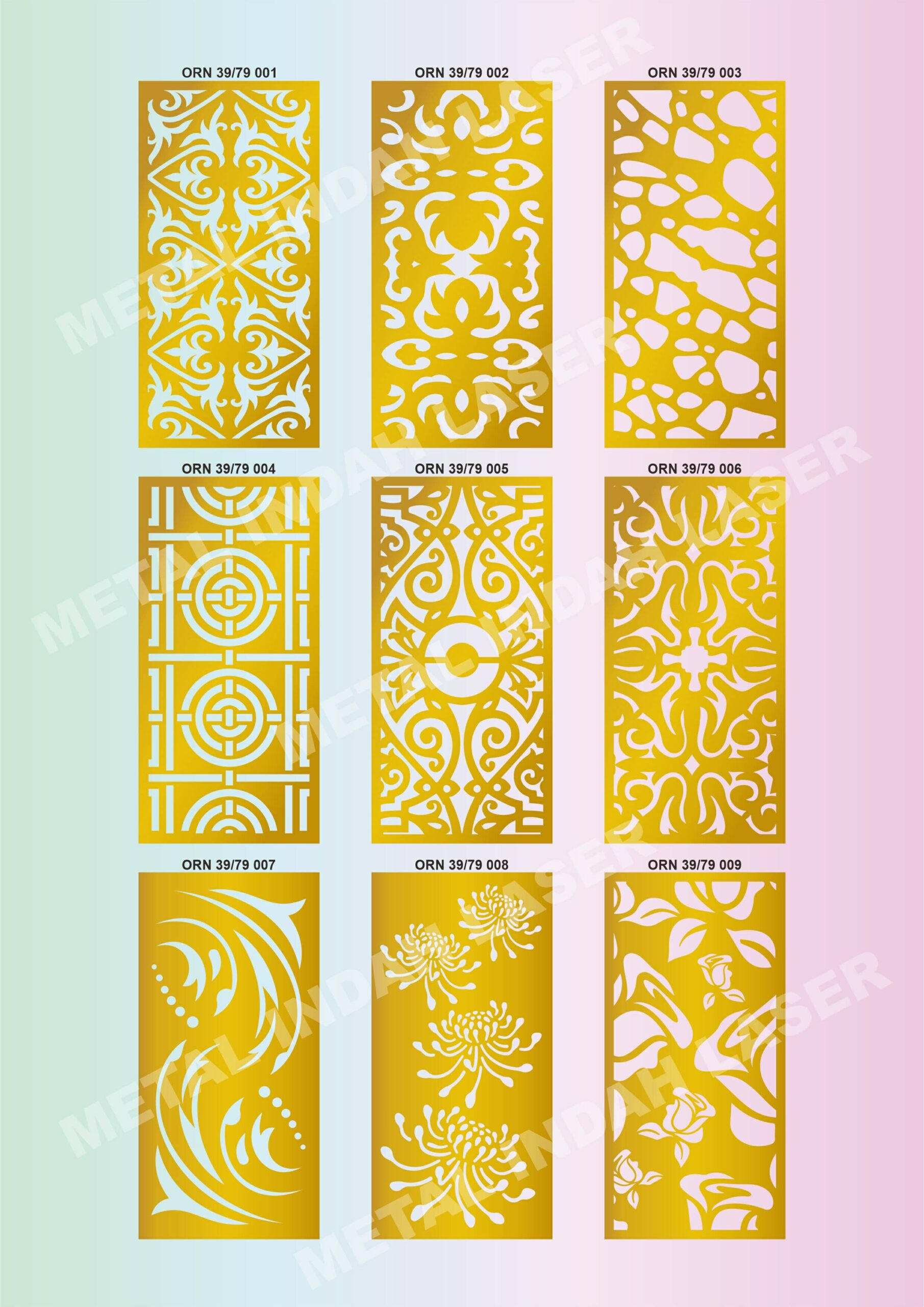 Motif Laser Cutting 39x79 1