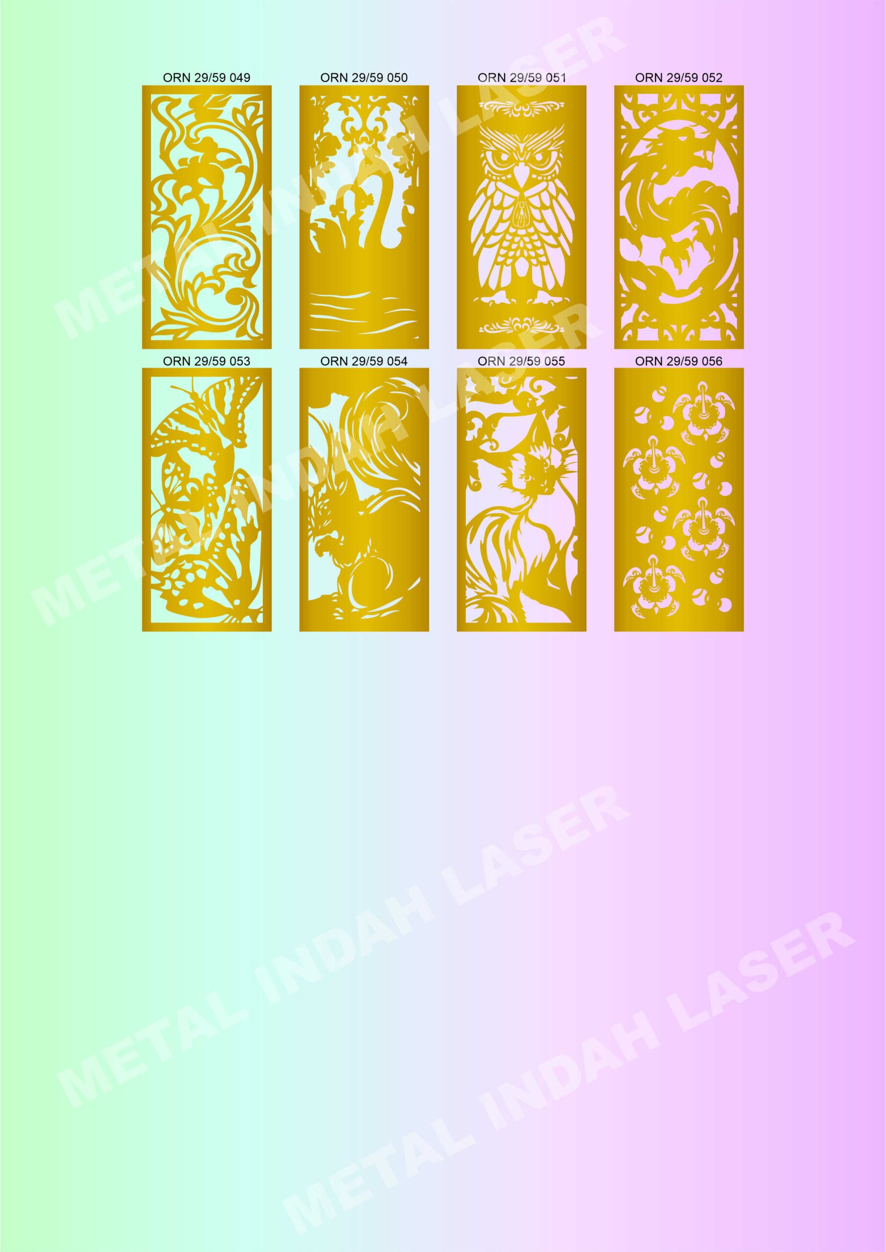 Motif Laser Cutting 29x59 3
