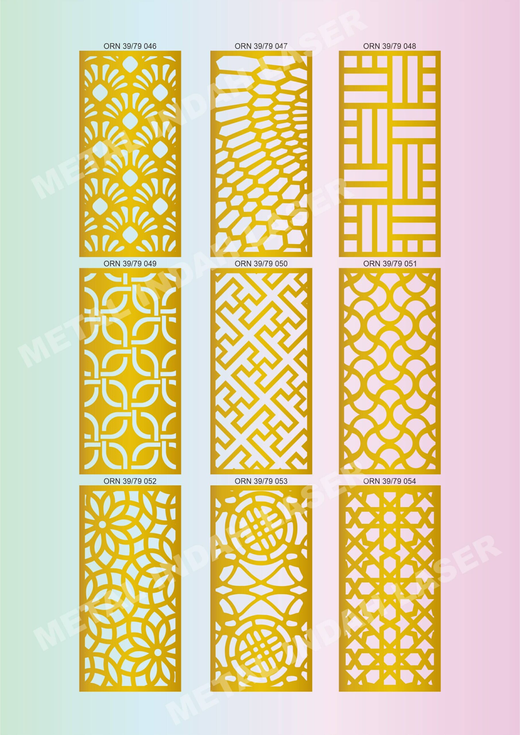 Motif Laser Cutting 39x79 4